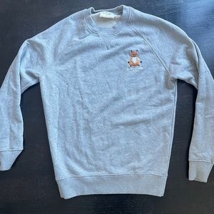 Maison Kitsuné Lotus Fox Embroidered Sweatshirt